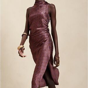 NWT Banana Republic silk eclipse dress
